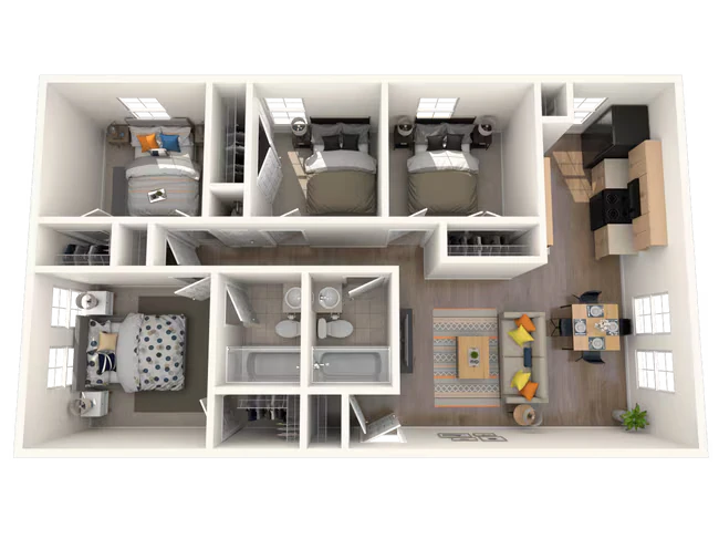 Unit 2301 2301 floor plan